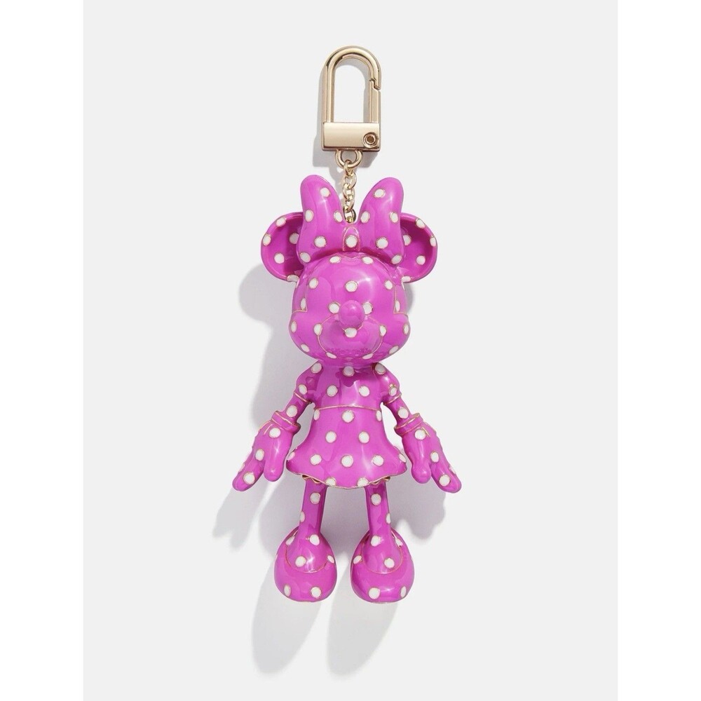 BRAND NEW Baublebar Disney Minnie Mouse Purple Polka Dot Bag Charm